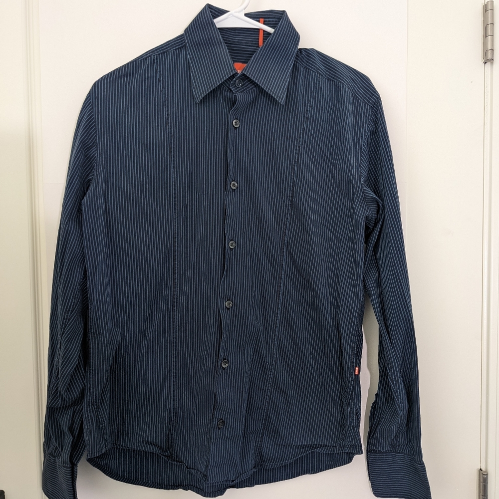 Hugo Boss Men's Button Dress Shirt, Medium